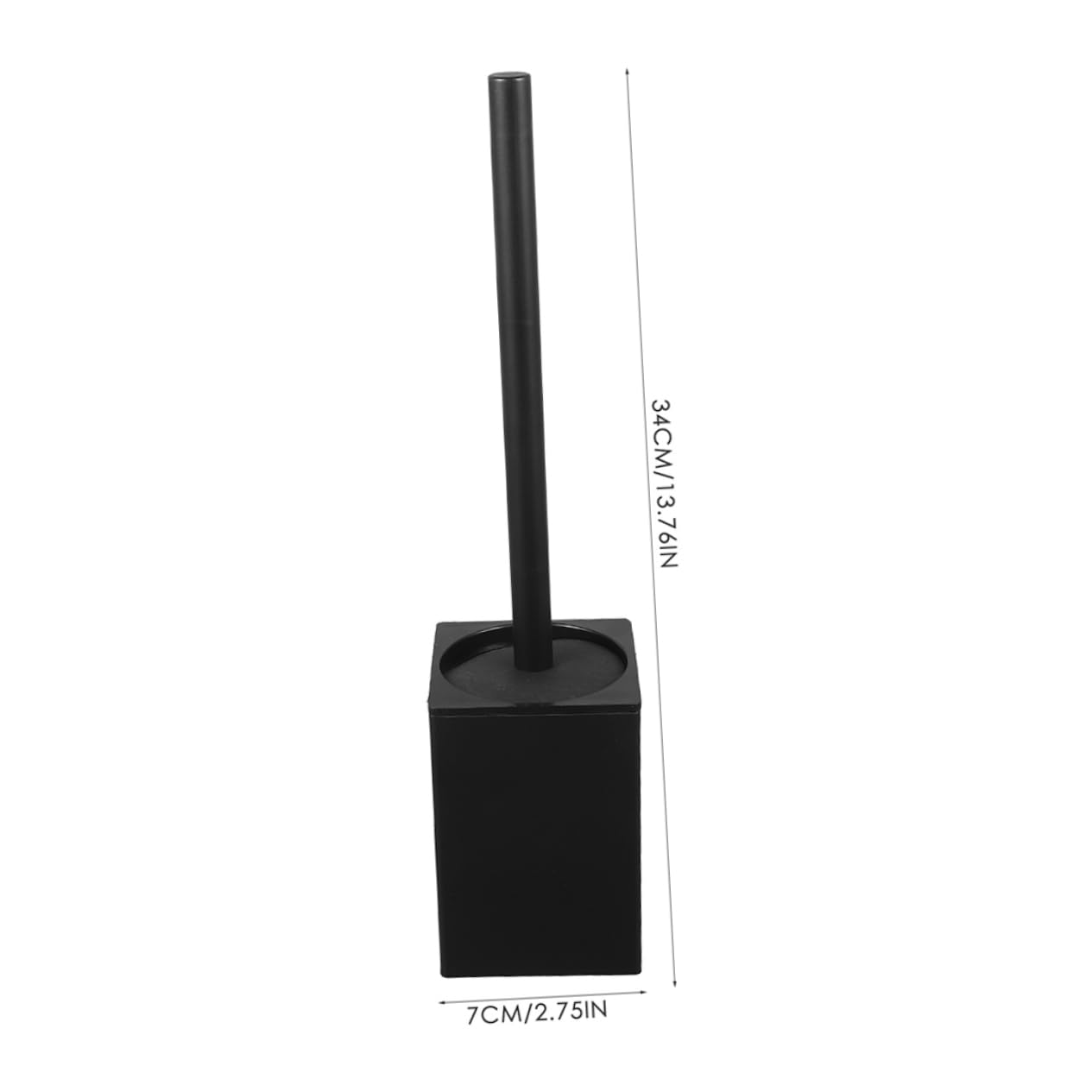 Juego de escobilla de inodoro con bloque de lechada y ambientadores de gel, incluye soporte para estropajo y cubo de aluminio para una limpieza eficaz del baño