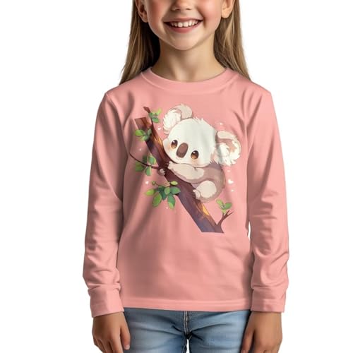 Image of Kids Long Sleeve Shirts for Girls 3-16 Year Old Cute Clothes for Teen Girls Casual Workout Tops