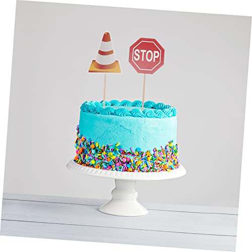 Gadpiparty 24 Pçs Toppers De Bolo Decoração De Frutas Chá De Bebê Palhetas De Frutas Cupcake Topper