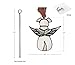 ZUAJITER Stained Glass Window Hanging Angel Dog Memorial Gifts for Loss of Dog Sympathy Gift Suncatcher, Passing Away Remembrance Memory Ornaments for Dog Lovers, Pet Bereavement Rainbow Wings