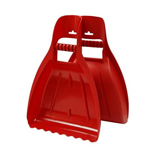 TABOR TOOLS LS12A Leaf Scoops, Rake Hands, Leaf Grabbers, Garden and Yard Hand Rakes for Picking Up Leaves, Grass Clippings, Debris and Garbage. (1 Pair)