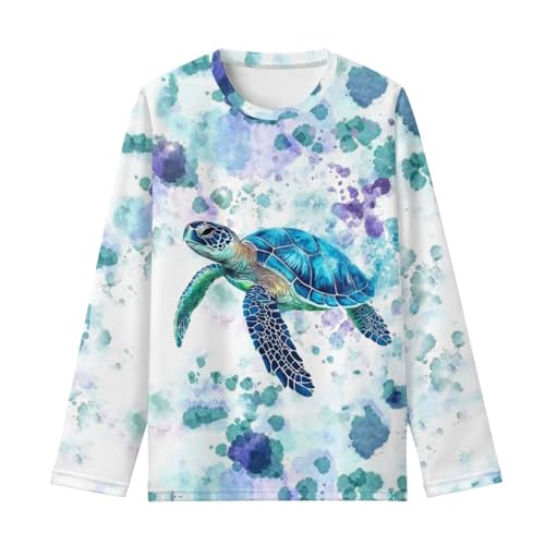 Image of WELLFLYHOM Long Sleeve T-Shirt for Boys Girls 3-16 Years Old Tee Tops Crewneck Pullover Shirts Fall Outfits