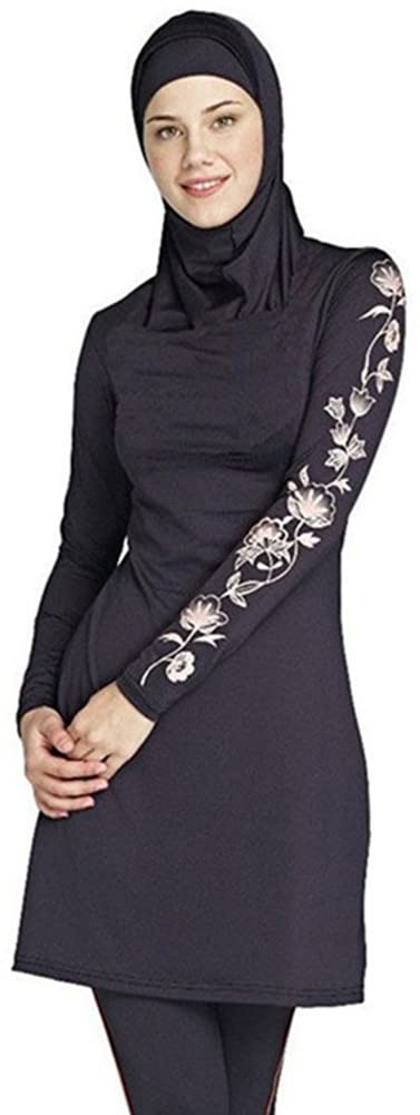 Costume da bagno per donne musulmane, coprenza totale, alla moda, burkini