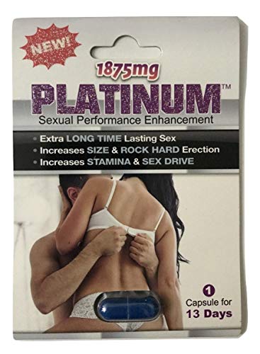 #1 New Platinum 1875mg Power Man Stamina Enhancement Pill 6 Pills