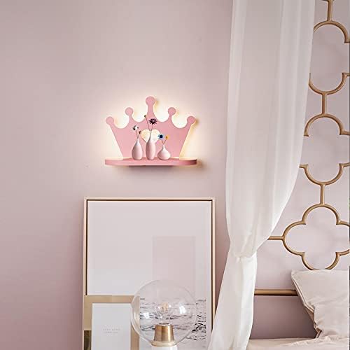 Wall Lamp Cartoon Cute Wall Sconce Lights for Bedside Baby Room Princess Prince Boys Girls Wall Lamp Modern LED Wall Lamp for Home (Rabbit 25 x 28 cm 12 W Warm Whte)