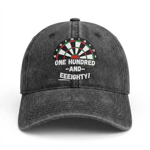 UV STYLISH Lustige Dart Geschenke für Männer Dartzubehör Baseballkappe Herren Darts Zubehör Cap Geburtstag Geschenk für Dartspieler,Angler,Dart Fans,Sportliebhaber