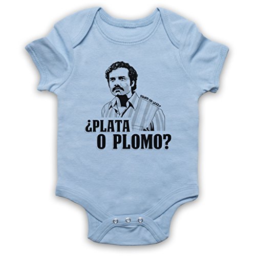 Body Narcos Pablo Escobar bébé en coton | Barboteuse imprimée Plata o Plomo