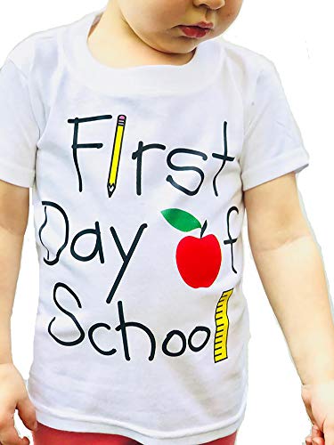 First Day of School Shirt, Pre-K Toddler T-shirt, Children's Back To School Clothes, Short Sleeve