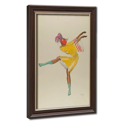 Poster Josephine Baker pour salon vintage cadre suspendu en bois