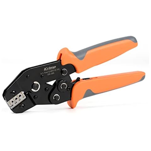 iCrimp SN-28B Dupont Crimping Tool for 3.96mm, 2.54mm, 2.5mm Pitch Dupont, JST XH VH Connectors, AWG 18 to 28 Cover