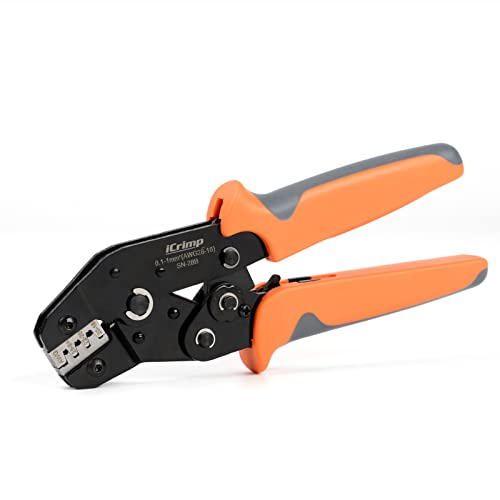 iCrimp SN-28B Dupont Crimping Tool for 3.96mm, 2.54mm, 2.5mm Pitch Dupont, JST XH VH Connectors, AWG 18 to 28 by IWISS - Used condition - US$17.83