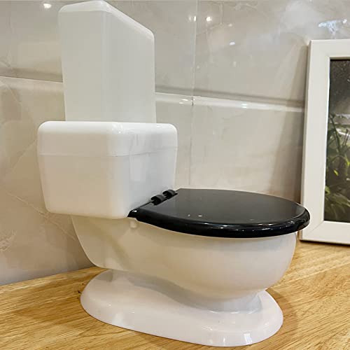 Fuente de agua automática para gatos en forma de inodoro miniatura 5