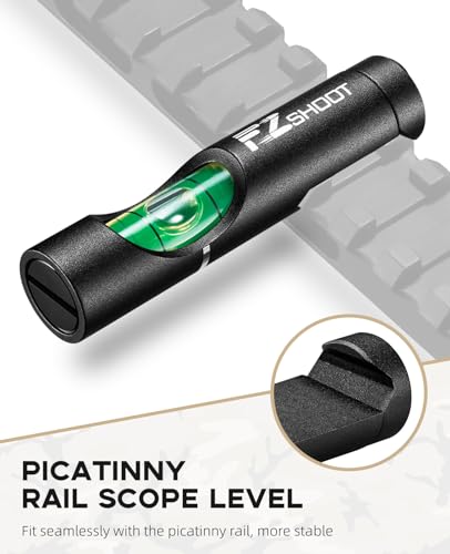 EZshoot Scope Leveling Kit,Scope Level and Universal Magnetic Scope Leveling Tool,High Precision Scope Bubble Level, Scope Mounting Kit to Reduce Long Distance Errors