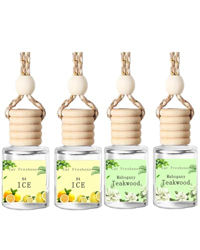 Image of Hanging Car Air Freshener Diffuser, Long Lasting Essential Oil Diffuser, Premium Hanging Scent Air Freshener for Car Interior, Odor Eliminator to Refresh Driving Space and Create Aromatic Car Oasis