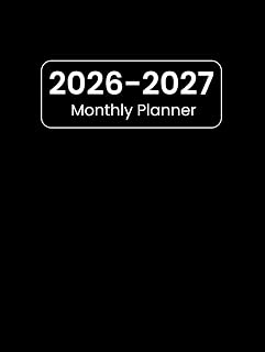 2026-2027 Monthly Planner: Two-Year Organizer for Goals, Tasks & Habits