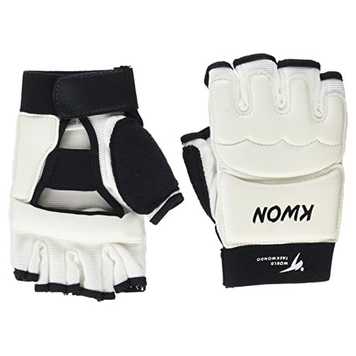 KWON Boxhandschuhe Handschutz WT World TKD, weiß, M, 4009002