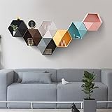 Das an der Wand montierte Regal besteht aus ABS, Das ist gesund, umweltfreundlich, modisch, schön und langlebig.