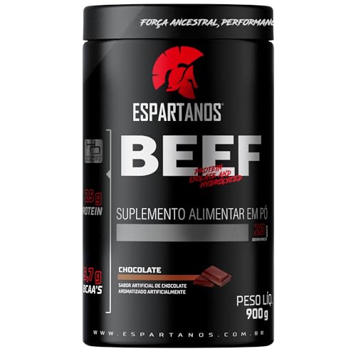 Whey Protein Beef Protein Isolate Hidrolized Chocolate 900g - Espartanos