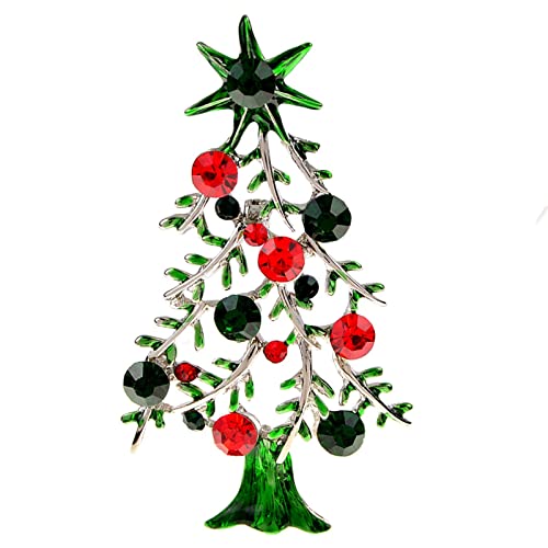 Broche arbre de Noël pour vos fêtes et looks de bureau chics