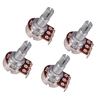 Pack de 4 Potentiomètres de Contrôle de Potentiomètre de Guitare électrique A100K B100K - Les Beatles, Paul McCartney, John Lennon, RIngo Starr, George Harrison