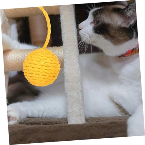 Repuesto rascador gato sisal 2 piezas con bola interactiva miniatura 4