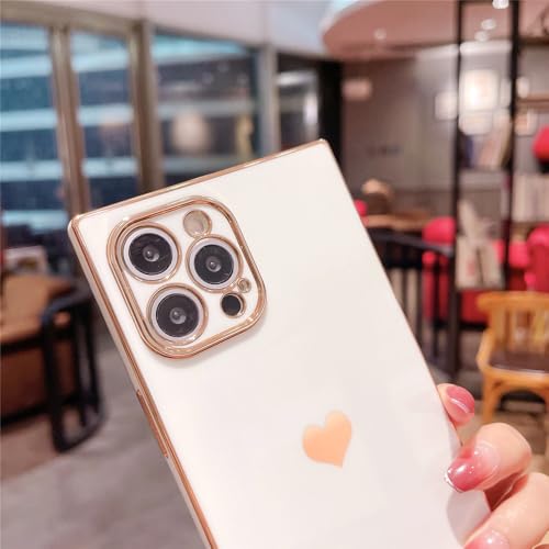 Coque cœur plaqué or iPhone 8 idéal pour les sorties - 3