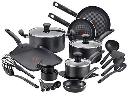 Amazon.co.jp: T-fal 7863459 調理器具20点セット ブラック