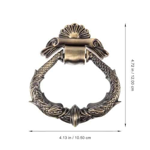 Aldaba de puerta vintage en zinc: elegancia y resistencia retro para la entrada de su hogar 3