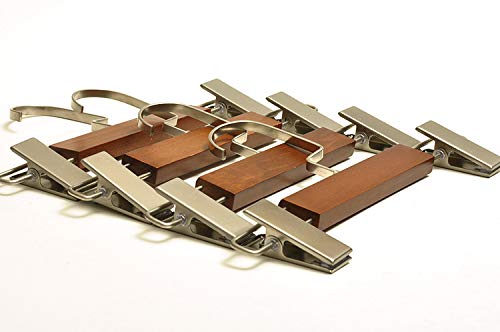 Sari Hanger with Clips — specialized hanger for folded sarees with rust-proof clips