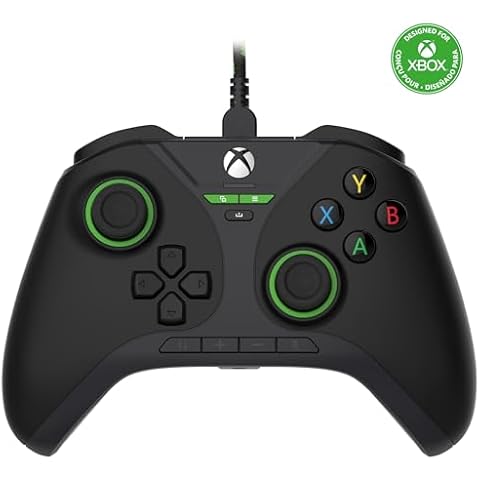 Snakebyte Xbox Series GamePad Pro X Licensed Wired Video Game Controller with Hall Effect Sensors for Xbox Series X and PC (Black) Cover