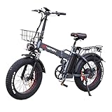 bicicletta elettrica fat tire Compatibile con trasmissioni Shimano per una guida fluida: la bici elettrica pieghevole è compatibile con i componenti della trasmissione Shimano, leader a livello mondiale, offrendo un'esperienza di cambio precisa, rapida e stabile. Che si tratti di sfrecciare su strade pianeggianti o di affrontare ripide salite, è facile trovare il rapporto di trasmissione più agevole, eliminando slittamenti della catena e scossoni, per una pedalata sempre fluida e senza sforzo.