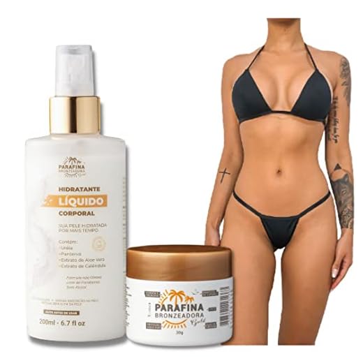 Parafina Bronzeadora Gold 30g Hidratante, Biquíni para Bronzear