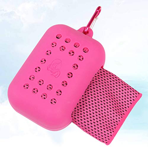 Toalha de resfriamento portátil BESPORTBLE, toalha de secagem rápida, respirável, faixa para pescoço