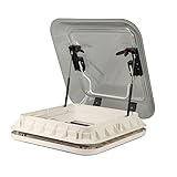 Dachhaube 45x40cm Zwangsbelüftung mit LED, Dachluke für Wohnwagen, Wohnmobil