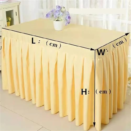 Nappe rectangulaire verte 240x60x75 cm pour buffet chic
