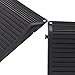 4 Pack Tire Saver Ramps for Car Storage, Heavy Duty Anti-Slip Plastic Wheel Cradle Ramps, Interlocking Flat Spot Prevention for Car, SUV, RV, Trailer, Black