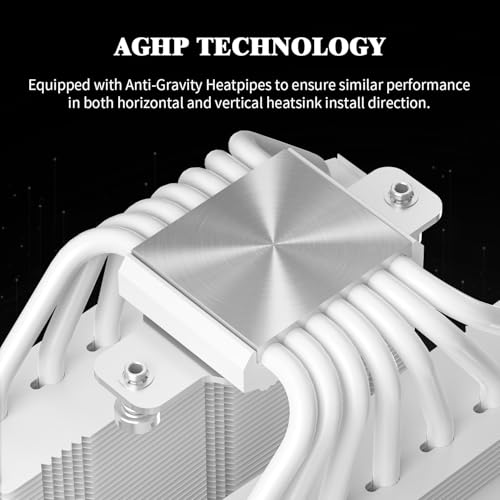 Image of Thermalright Royal Pretor 130 Ultra White CPU Air Cooler, PC Double Towers Cooler,High Performance 7 Heat Pipes CPU Cooling, White Brushed Top Cover,for AM4 /AM5, Intel lga1851 /1700 /1150 /1151 /2011