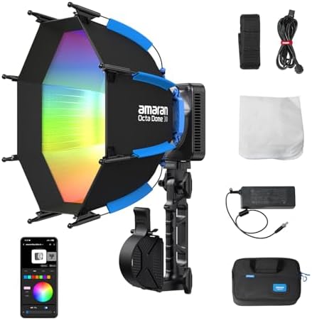 amaran Ray 120c RGB Video Light,120W Portable Studio Light IP54