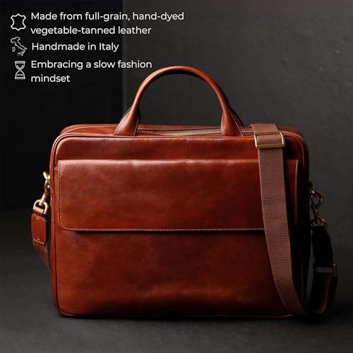 Time Resistance Handmade Laptop Briefcase