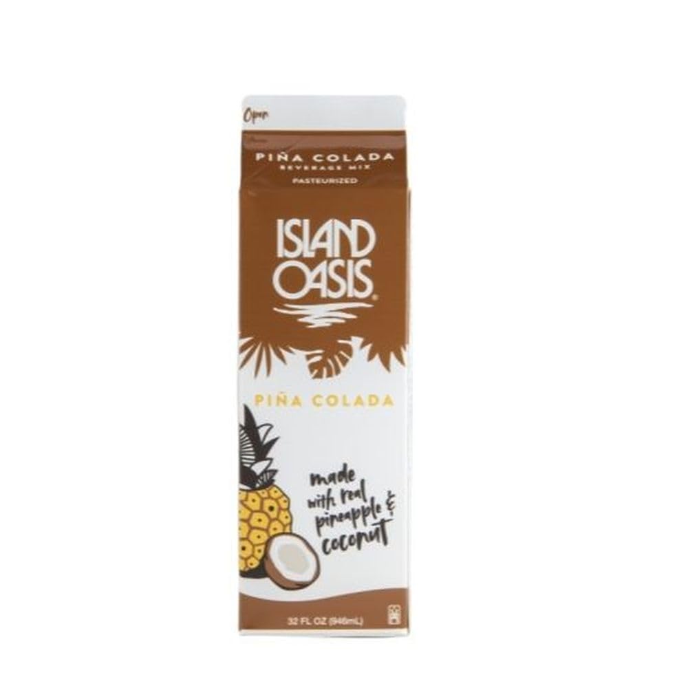 Amazon.com: Island Oasis Pina Colada Frozen Beverage Mix, 32 Fluid Ounce -  12 per case. : Grocery & Gourmet Food