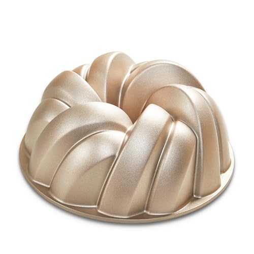 KITESSENSU Nonstick Braided Rope Cake Pan – 9.45” Fluted...