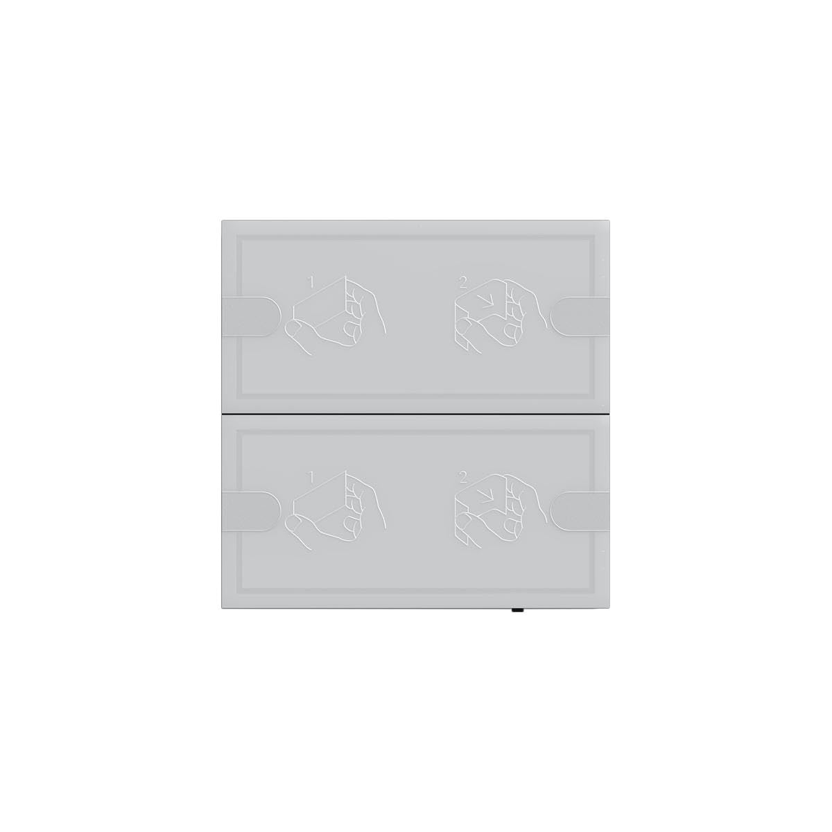 Gira 5002028 KNX Tastsensor 4 Komfort 2fach, anthrazit