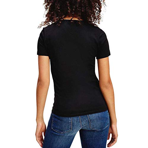 Tommy-Hilfiger-Damen-Tjw-Skinny-Stretch-V-Neck-T-Shirt