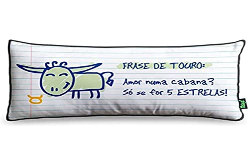 Almofada A frase do Signo de Touro é