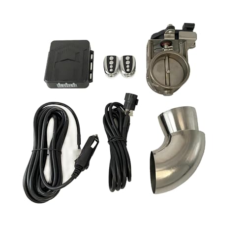 Kit soupape d'échappement 63mm avec pompe à vide et télécommande pour voiture