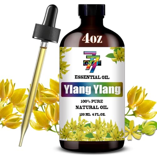 Ylang Ylang Essential Oil Ylang Ylang Oils for Diffuser Massage Humidifier DIY Candles Soap Yoga Home Gift Essential Oil GV77ZF Ylang Ylang Fragrance Oil - 4 fl oz (120 ml)