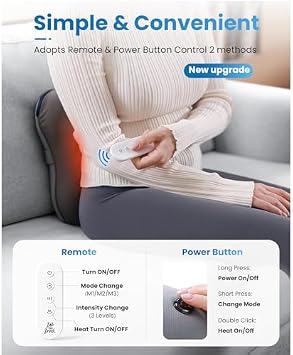 BOB AND BRAD EZBack Plus Corded Neck Massager and D6 Pro Max+ Massage Gun