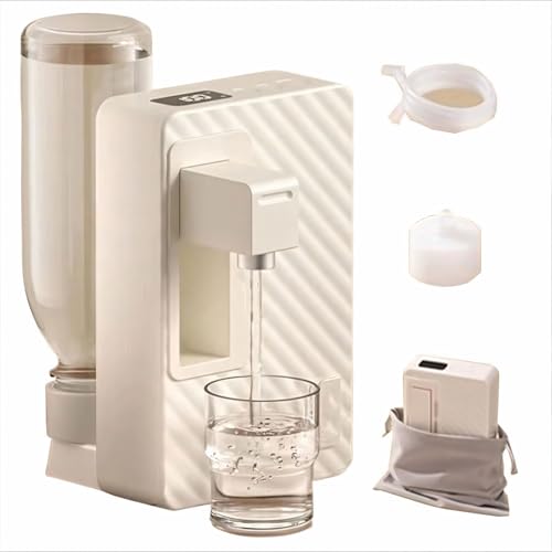 Scaldabagno compatto da viaggio, temperatura regolabile, tecnologia di riscaldamento rapido, sicuro per uso familiare, perfetto per caffè, tè e bevande