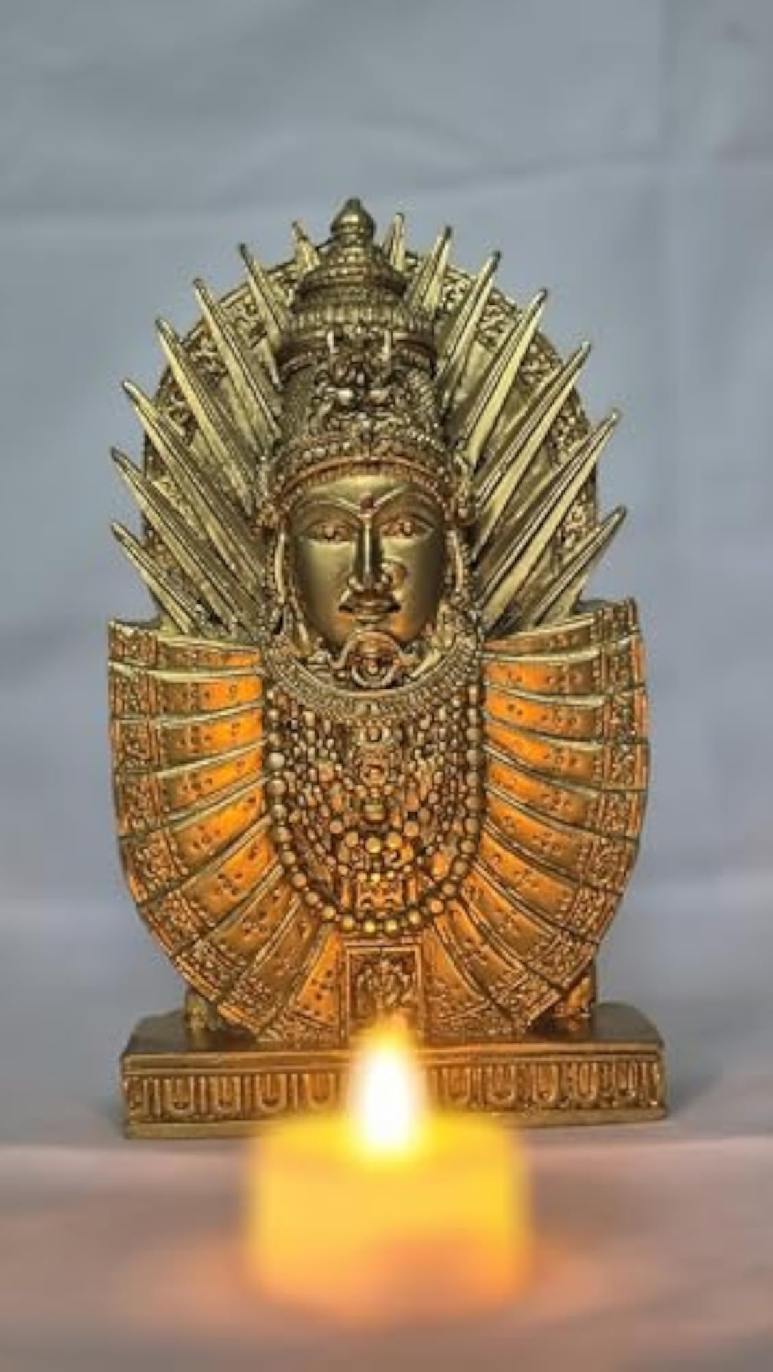 SAUNDATTI RENUKA YELLAMA Devi Idol, 17CM Height