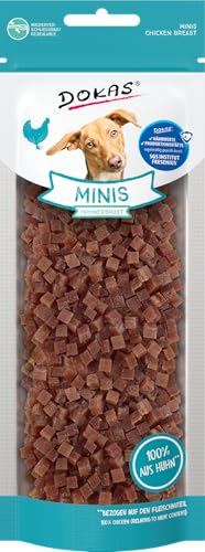 DOKAS Minis – Getreidefreier Premium Snack für Hunde – Ideal für das Training (9 X 70g)